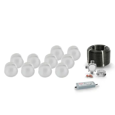 10x Świecąca Kostka Brukowa BZ Koło 75x55 mm-137927