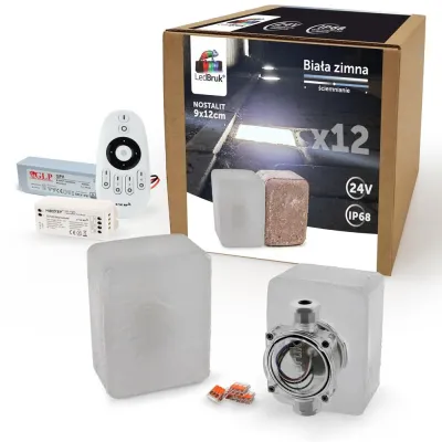 12x LedBruk Nostalit KN912 Biała Zimna 9X12X6 cm-145104