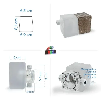 14x LedBruk Creativ 61x61x69x60 mm Biała zimna-146365