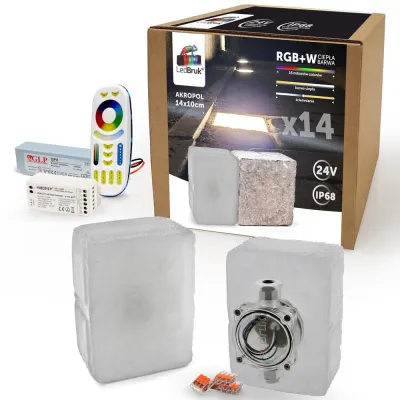 14x LedBruk Akropol RGBW BC + sterownik + zasilacz-146439