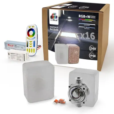 16x LedBruk Nostalit 9x12 RGBW BZ + sterow +zasil.-146574