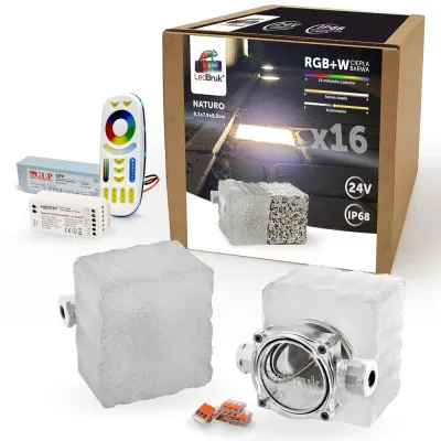 16x LedBruk Naturo Mleczna 8,3x9,1x9,2 RGBW BC-146919