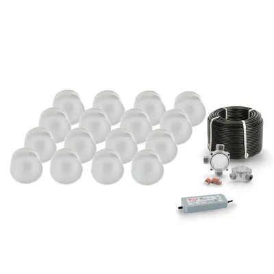 16x Świecąca Kostka Brukowa BC Koło 75x55 mm-153361