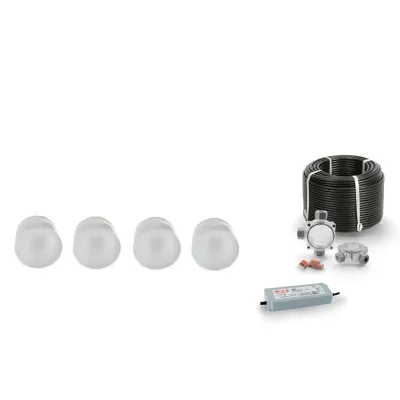 4x Świecąca Kostka Brukowa BZ Koło 75x55 mm-154501