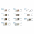 20x Świecąca Kostka Brukowa RGB Piccola-154301