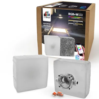 LedBruk Świecąca Kostka Brukowa Rocdeco RGBW C-156065