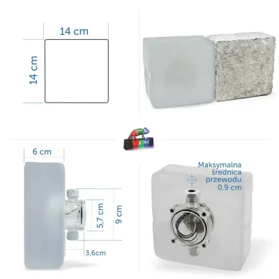 10x Oprawa Najazdowa LED Akropol 14x14 BC-185163