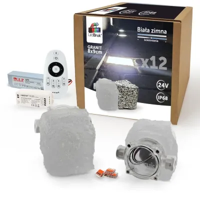 12x Oprawa Najazdowa LED Granit 8x9x6,5cm BZ-185417