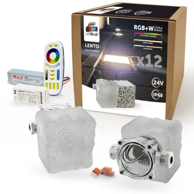 12x Oprawa Najazdowa LED Lento Mleczna RGBW BC-185672