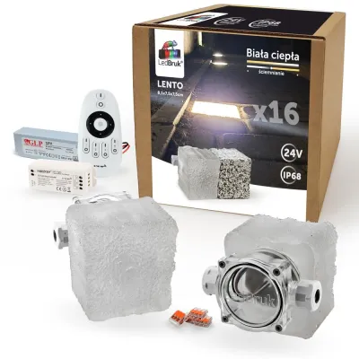 16x Oprawa Najazdowa LED Lento Mleczna BC-187082