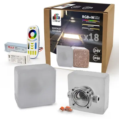 18x Oprawa Najazdowa LED Nostalit 12x12cm RGBW BC-187472