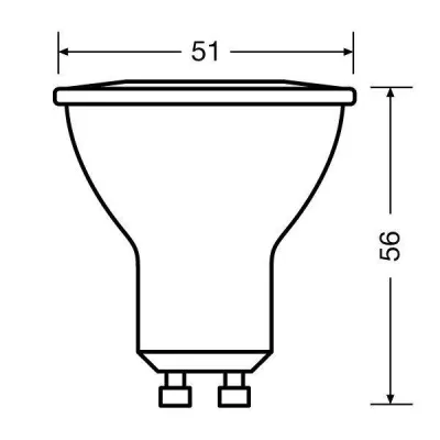 Żarówka LED GU10 6,9W(80W) ciepła 2700K Osram-214952