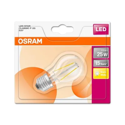 Żarówka LED E27 2,5W(25W) ciepła 2700K Osram-215763