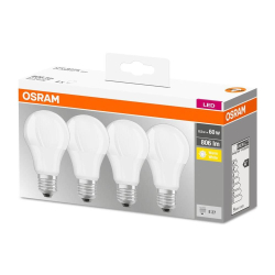 Żarówka LED E27 8,5W(60W) ciepła 2700K Osram 4 szt-216369