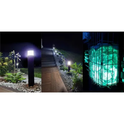 Lampa Ogrodowa LED 24V CCT 80cm Kwadrat Czarna-216772