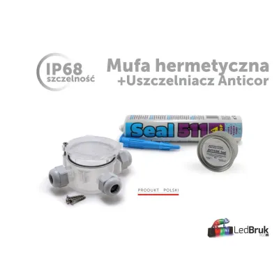 10xZestaw Ledstone Kamień Ogrodowy RGBW B.ciepły-217522