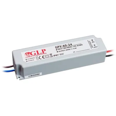 Zasilacz LED GLP 60W 24V 2,5A IP67 Plastik-218231