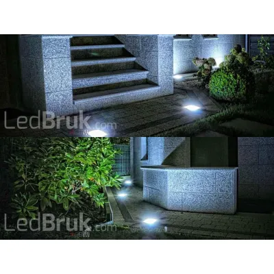 16xZestaw Ledstone Kamień Ogrodowy B. Ciepły Mat-219002