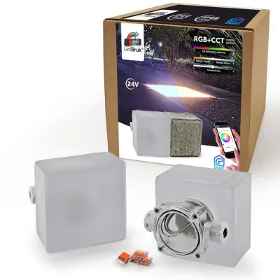 Świecąca Kostka Brukowa LED Bruk-Bet Holland 10x10 24V RGB+CCT-242274