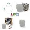 1x Świecąca Kostka Brukowa RGB Granit 8x9x6-243145