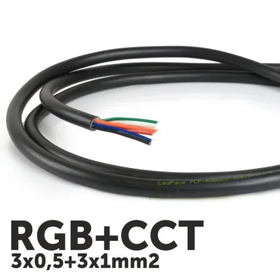 1x Świecąca Kostka Brukowa RGB Granit 8x9x6-243151