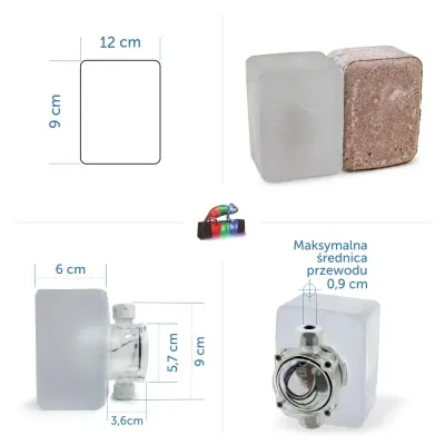 2x LedBruk Nostalit KN912 Biała Ciepła 9X12X6 cm-243504