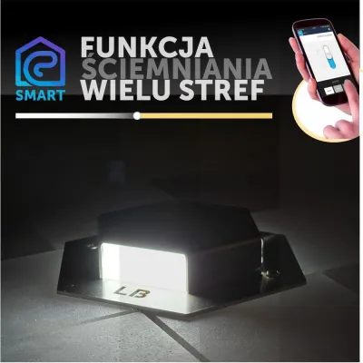 Oprawa Najazdowa LedBruk z nakładką  pełna - wokół 24V RGB+CCT Stal Nierdzewna-245638