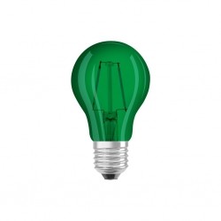 Żarówka LED E27 1,6W(15W) zielona 7500K Osram-58350