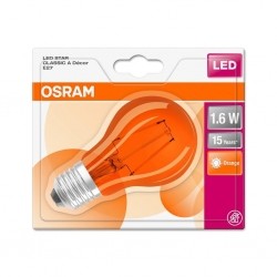 Żarówka LED E27 1,6W(15W) pomarańczowa 1500K Osram-58355