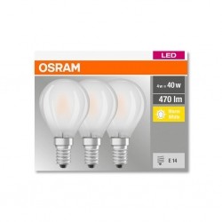 Żarówka LED E14 4W(40W) ciepła 2700K Osram 3 szt.-92674